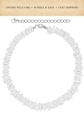 Puka Shell Necklace Hawaiian Clam Chip Surfer Choker